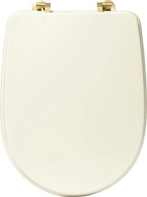 Wc-ülőke Krémszínű Műanyag Modern Duo 49 X 36 X 4,5 CM