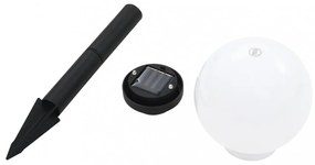 8 db napelemes kültéri LED gömblámpa 15 cm RGB