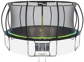 Prémium kerti trambulin belső hálóval 488cm Jump Hero 16FT