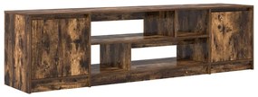 füstös tölgy színű szerelt fa TV-szekrény 188,5x41x50 cm