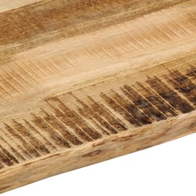 vidaXL tömör nyers mangófa természetes élű asztallap 80 x 60 x 2,5 cm