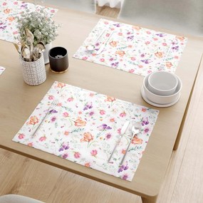 Goldea pamut reggeliző alátét deluxe - tavaszi érintés - 2db 30 x 40 cm