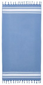 Kék strandtörölköző 150x75 cm Hammam - Catherine Lansfield