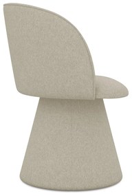 Bézs kárpitozott étkezőfotel Maia – Makamii