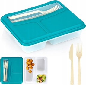 Uzsonnás doboz Osztott doboz Ebéd Evőeszközök