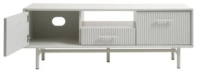 Szürke TV-állvány 140x50x45 cm Palma – Unique Furniture