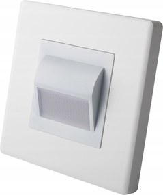 Lámpa LED-es fali lámpa fehér műanyag kerettel Luuna