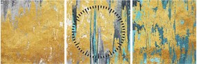 Kép - Arany design (órával) (90x30 cm)