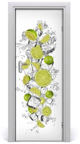 Ajtó tapéta limes 75x205 cm