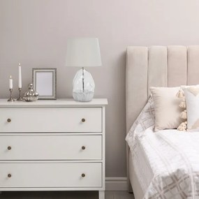 Rabalux 74227 - Asztali lámpa APOLONIA 1xE27/40W/230V fehér