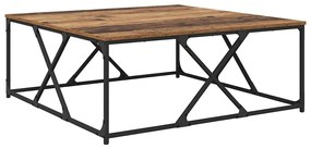 Dohányzóasztal Régi fa 100 x 100 x 40 cm Faanyag