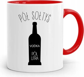 Soltész Bögre Piros Fél Soltész Fél Liter fényképes nyomtatással