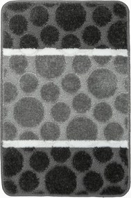 50x80 cm Gumírozott Szőnyeg Siena Wc-hez Csíkos Pöttyös