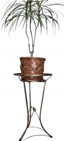 Virágtartó fém Torony 56cm virágtartó állvány virágtartó dísz ajándék arany