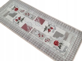 Patchwork de Roses futópad 40x100 cm, rózsamintás Tavaszi hangulat