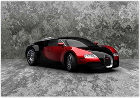 Fotótapéta 368x254 Bugatti Veyron Piros