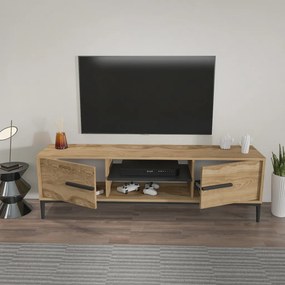 Eslem - tölgy/fekete TV-állvány