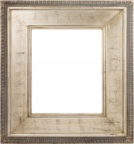 Stílusos ezüst képkeret Régi ezüst dekoratív antik díszített