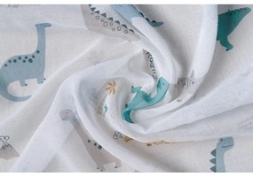 Átlátszó gyerek függöny 300x245 cm Dino - Mendola Fabrics