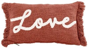 Díszpárna 50x30 cm Cotton Slub Love - Tiseco Home Studio