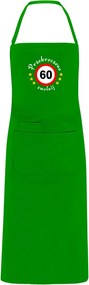 Konyhai kötény hímzéssel ajándék 60. születésnapra Hímzés 60 db