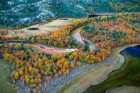 Fotográfia Autumn in Rondane, Norway, Baac3nes, (40 x 26.7 cm)