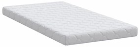 Matrac Kókuszréteggel Fehér 160 x 80 cm PU hab