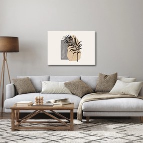 Kép - Absztrakció trópusi levelekkel N⁰3 (70x50 cm)