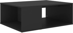 vidaXL fekete szerelt fa dohányzóasztal 90 x 67 x 33 cm