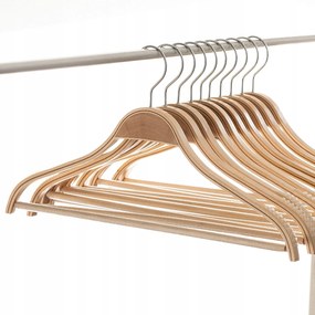 Ruhaakasztó Kabátok Fa Akasztók Ruhatár Szekrény 6db