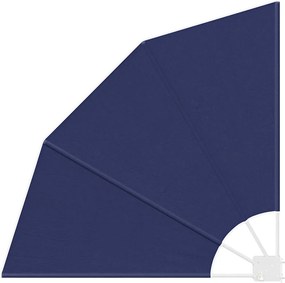 vidaXL Erkély adatvédelmi képernyő Sötétkék 115 x 115 cm Poliészter