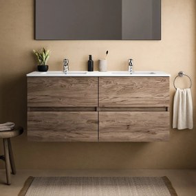 Natúr színű fali mosdó alatti szekrény diófa dekorral 120x55 cm Eurovit+ – Ideal Standard