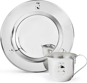 Rozsdamentes acél gyerek étkészlet 2 db-os Miffy – Zilverstad