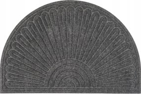 Lábtörlő Külső Ajtó Előtt Tömör Félkör Cipőszőnyeg 60x90CM