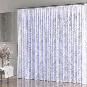 Gyönyörű modern jacquard függöny fehér Goria szalaggal 500x250 cm