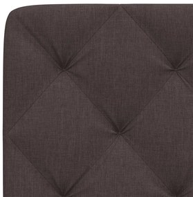 sötétbarna szövet fejtámla párna 80 cm
