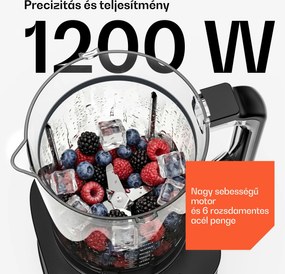 Klarstein Verosteel konyhai robotgép turmixgéppel | dagasztás, habverés, facsarás | 1200 W | 2 l /1,75 l