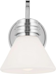 Kichler klasszikus fali lámpa farum fehér króm elskl-farum1-ch IP44