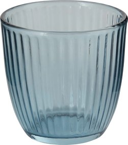 LINEE üveg pohár 290ml, kék