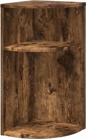vidaXL Végasztal Füstölt tölgy 29,6 x 29,6 x 60 cm Faanyag