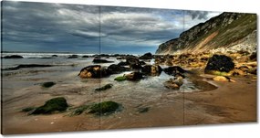Vászonkép 120x60 Szikla a tengerparton