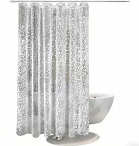 Nagy Zuhanyfüggöny,Fürdőkád,Megakadályozza a penészedést,Vízálló