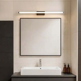 LED fürdőszobai tükörvilágítás MIRORE LED/8W/230V 40 cm IP44 fekete