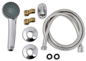 vidaXL krómozott fürdőszoba zuhany csaptelep szett