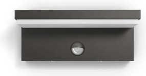 Philips 16484/93/P0 - LED Kültéri lámpa érzékelővel BUSTAN 2xLED/4,5W IP44