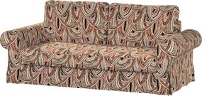 Backabro 3 személyes összecsukható kanapé huzat Ikea zöld