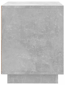 betonszürke szerelt fa éjjeliszekrény 44 x 35 x 45 cm