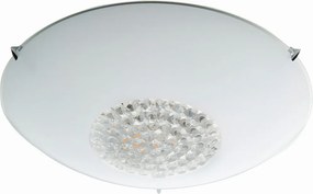ENDON 76388 NYA Ufo Lámpa Fehér, Átlátszó E27 IP20