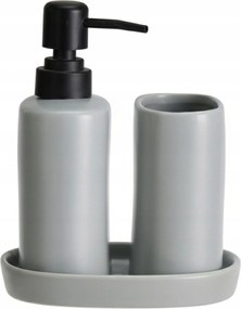 Kerámia Fürdőszoba Szett Ply Adagoló Pohár Tálca 14 X 11 X 17 CM