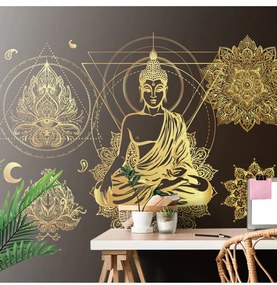 Fotótapéta arany Buddha - 300x200 -